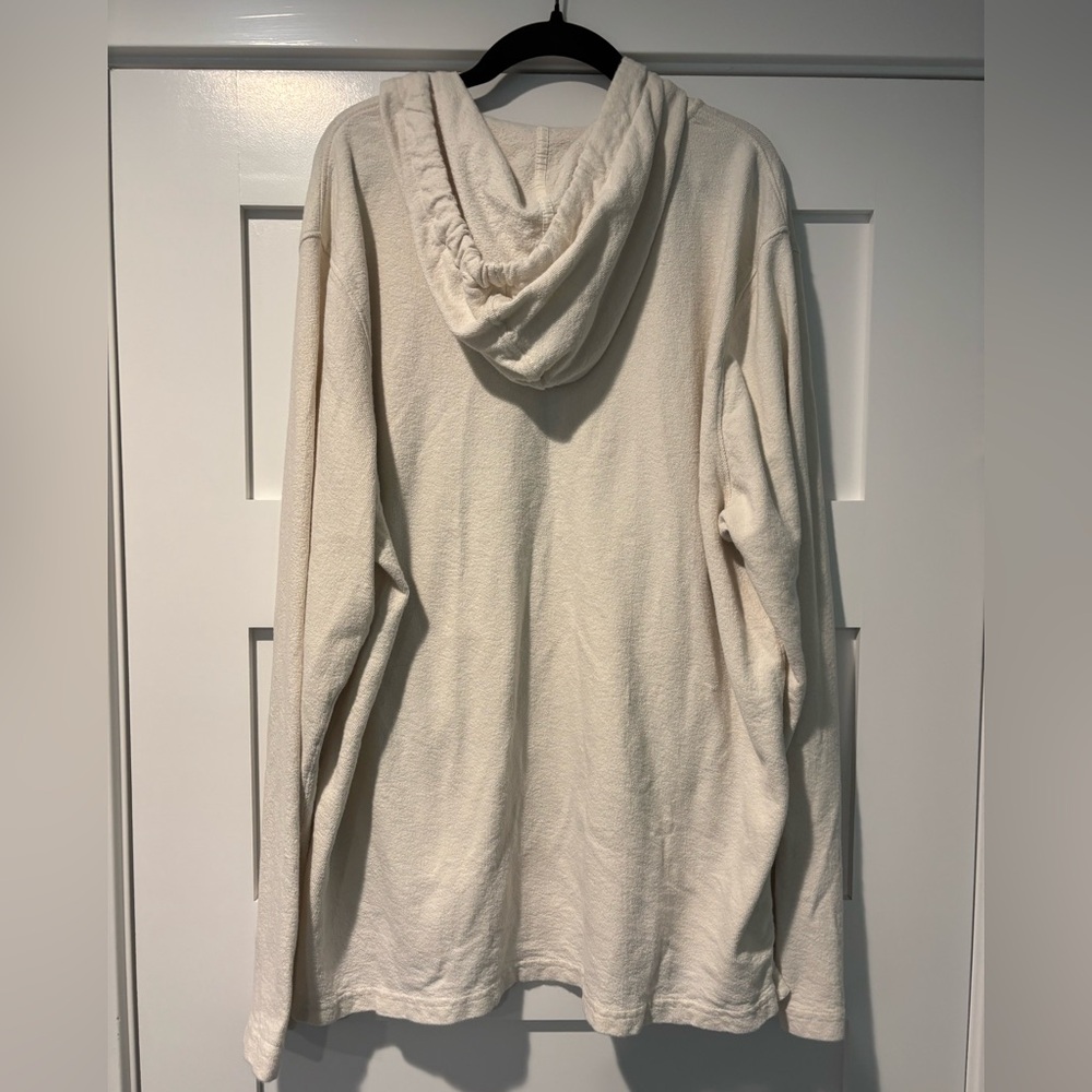 LUCKY BRAND Men’s Linen Blend Pullover Hoodie Size XL - Picture 2 of 6